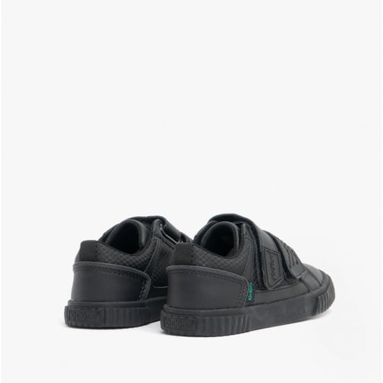 TOVNI TWIN FLEX Boys Leather School Shoes Black - Image 3