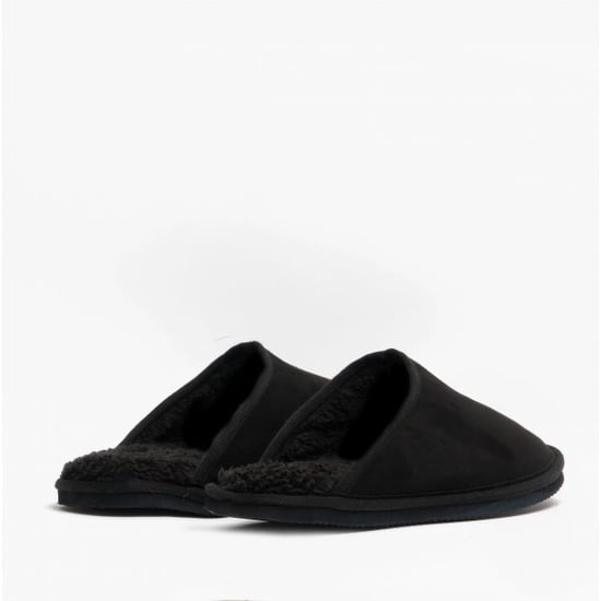DUDELY Mens Microfiber Mule Slippers Anthracite - Image 5