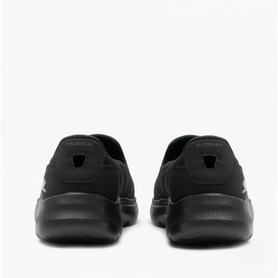 Skechers Go Walk 6 Polyester Dames Zwarte Sneakers - Image 6