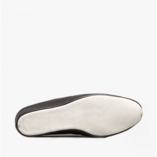 Cincasa Menorca MAHON Womens Leather Mule Slippers Black - Image 6