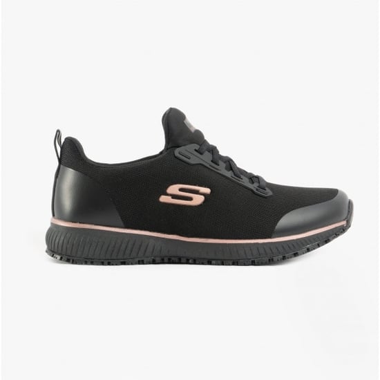SQUAD SR Ladies Occupational Trainers Black/Rose Gold - Image 1
