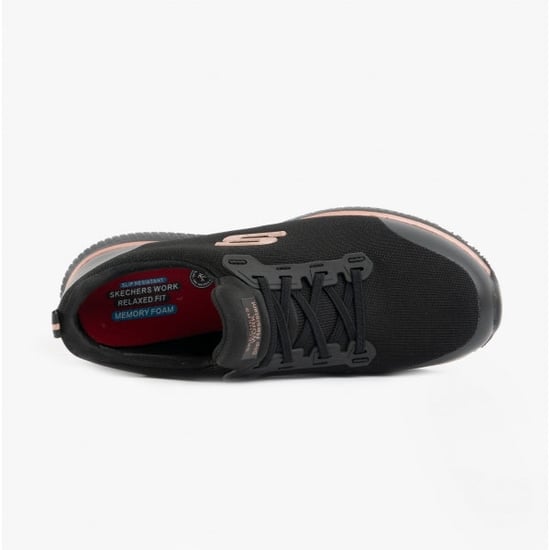 SQUAD SR Ladies Occupational Trainers Black/Rose Gold - Image 4