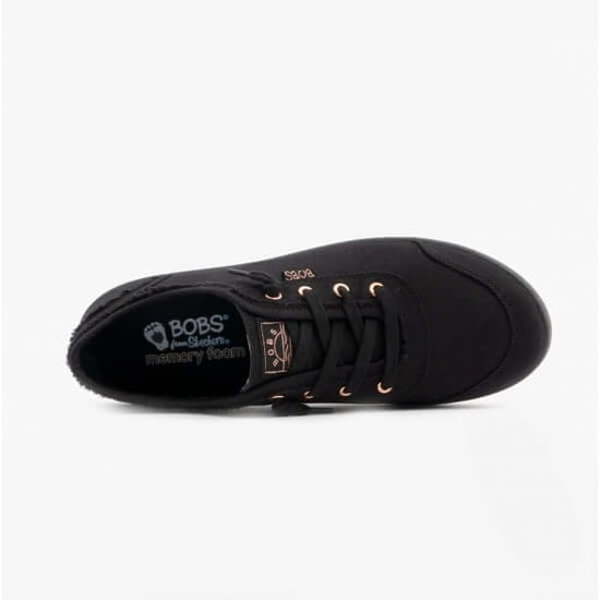 BOBS B CUTE Ladies Slip-On Trainers Black - Image 5