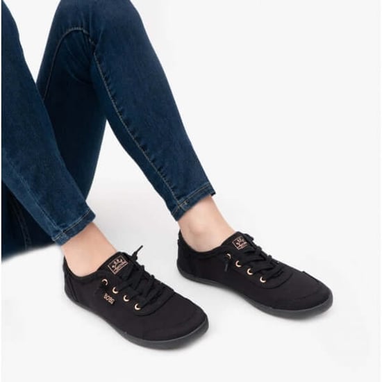 BOBS B CUTE Ladies Slip-On Trainers Black - Image 2