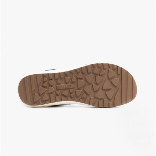ANNIE 04 Ladies Touch Fasten Sandals Azur Combi - Image 3