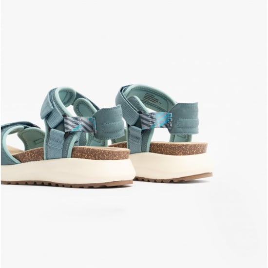 ANNIE 04 Ladies Touch Fasten Sandals Azur Combi - Image 5