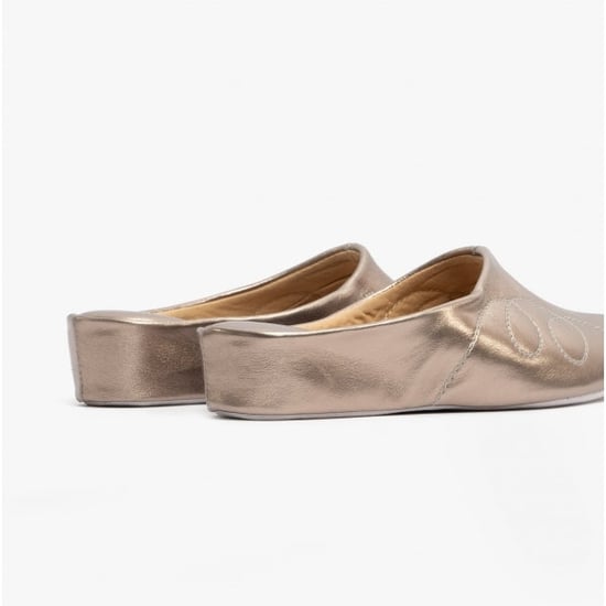 Cincasa Menorca MAHON Womens Leather Mule Slippers Pewter - Image 5