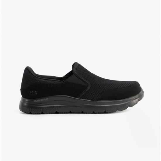 WIDE FIT: FLEX ADVANTAGE - MCALLEN SR Mens Trainers Black - Image 1