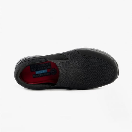 WIDE FIT: FLEX ADVANTAGE - MCALLEN SR Mens Trainers Black - Image 4