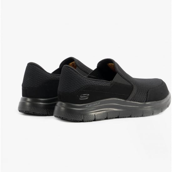 WIDE FIT: FLEX ADVANTAGE - MCALLEN SR Mens Trainers Black - Image 5