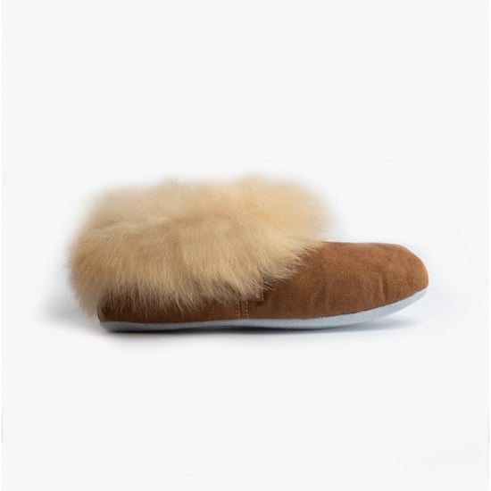 Shepherd ANNELIE Womens Sheepskin Full Slippers Chestnut - Image 1