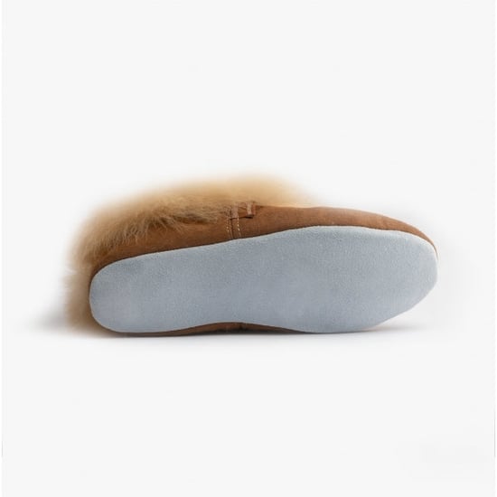 Shepherd ANNELIE Womens Sheepskin Full Slippers Chestnut - Image 4
