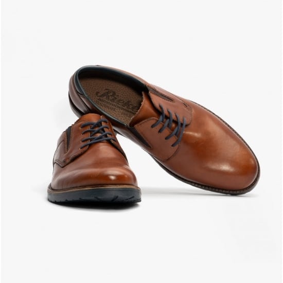 14621-24 Mens Leather Shoes Brown - Image 4