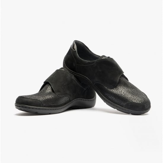 HENNI 496H31 Ladies Leather Shoes Black - Image 4