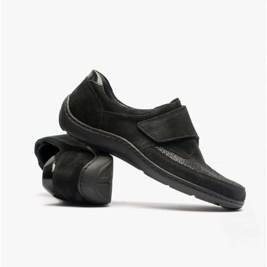 HENNI 496H31 Ladies Leather Shoes Black - Image 5