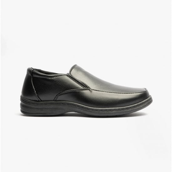 KARL Mens Leather Shoes Black - Image 1