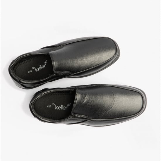 KARL Mens Leather Shoes Black - Image 4