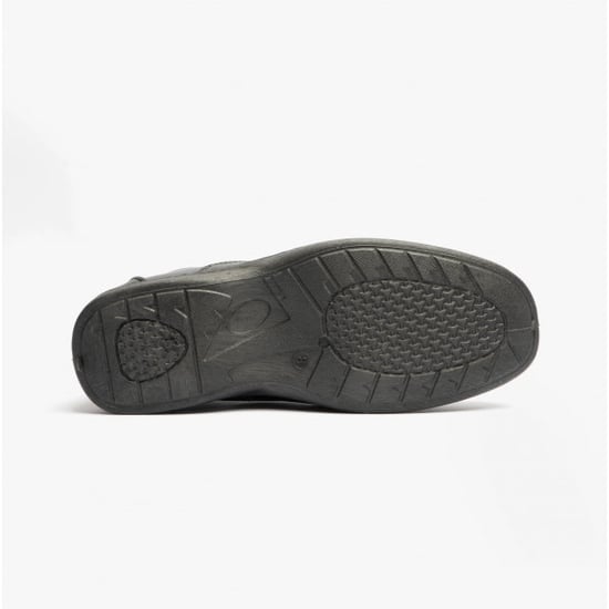 KARL Mens Leather Shoes Black - Image 5