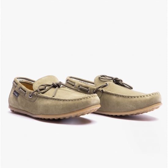 KENNEY Mens Boat Shoes Dark Green - Image 2