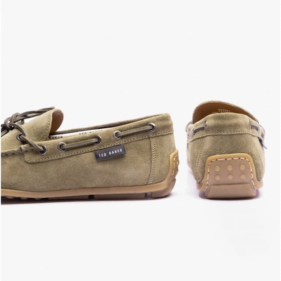 KENNEY Mens Boat Shoes Dark Green - Image 4