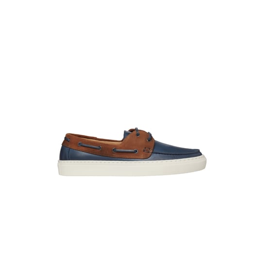 EUENB Mens Boat Shoes Navy - Image 1