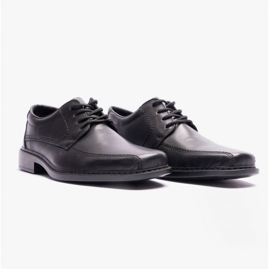 B0812-00 Mens Extra Wide Shoes Black - Image 2