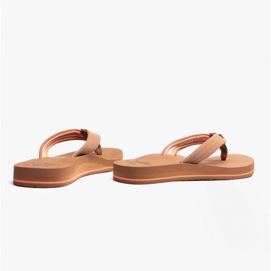 CUSHION BREEZE Ladies Flip-Flops Tan/Smoothie - Image 3