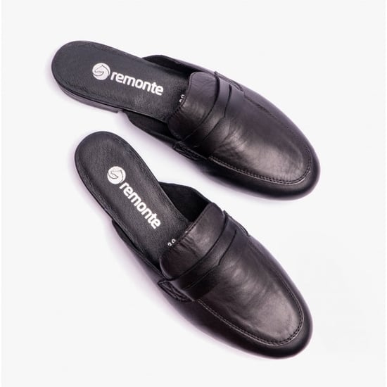 Remonte IRMGARD Womens Backless Loafers Black - Image 4