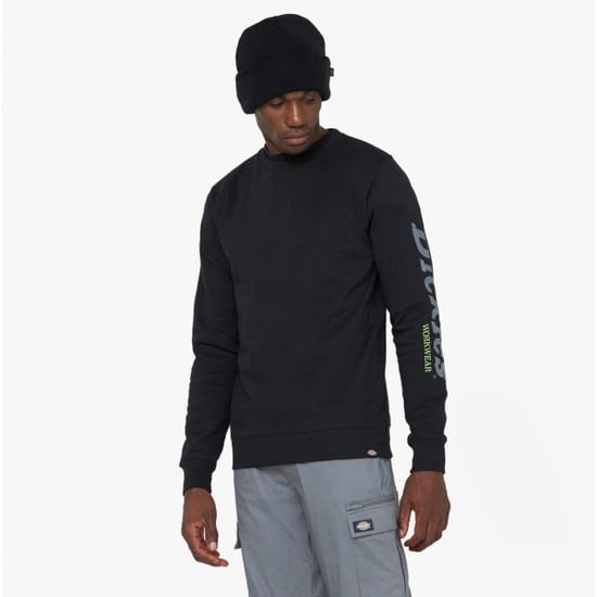 Dickies OKEMO Mens Graphic Sweatshirt Black - Image 2
