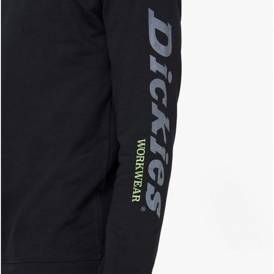 Dickies OKEMO Mens Graphic Sweatshirt Black - Image 4