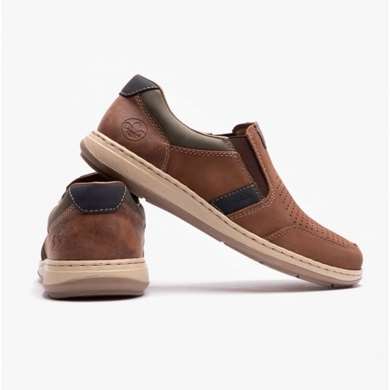 Rieker 17371-25 Mens Shoes Brown - Image 5