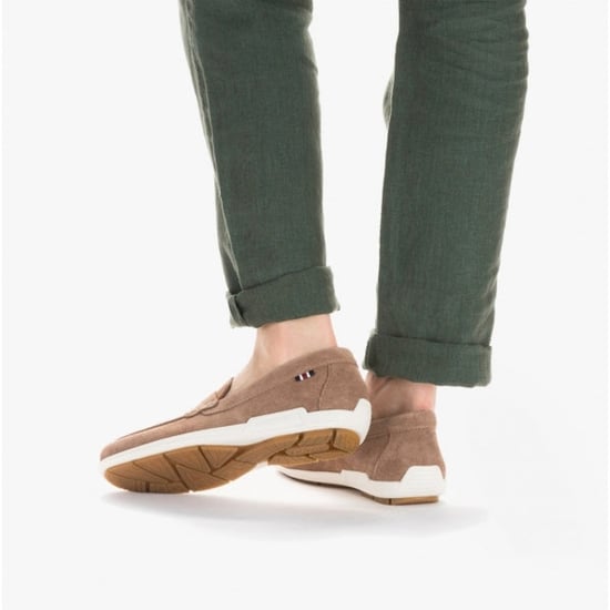 09050-64 Mens Slip-On Moccasins Beige - Image 2