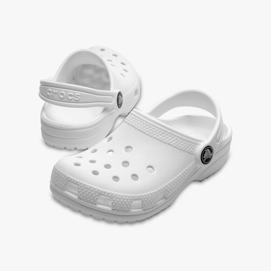 206991-100 KIDS CLASSIC Kids Clogs White - Image 2