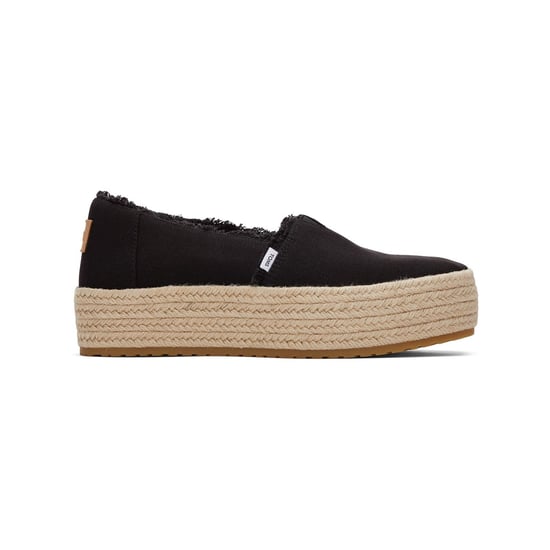 TOMS Valencia 100% Katoen Zwarte Damesspadrilles - Image 5