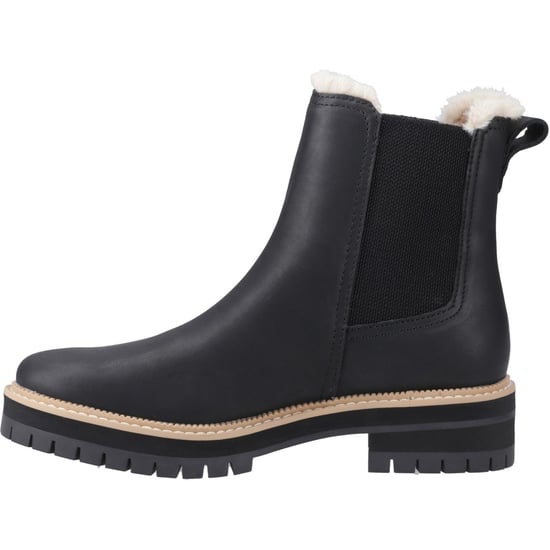 TOMS Bennet läder dam svarta stövlar - Image 4