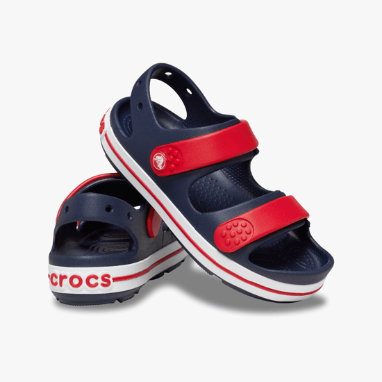 Crocs Crocband Play Thermoplastische Navy/Varsity Rode Sandalen - Image 2