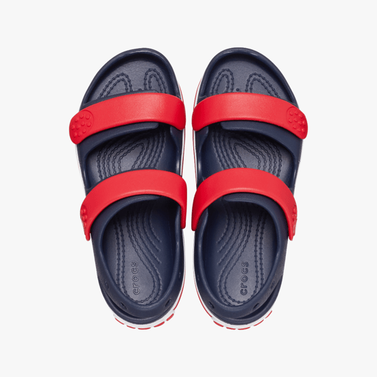 Crocs Crocband Play Thermoplastische Navy/Varsity Rode Sandalen - Image 3