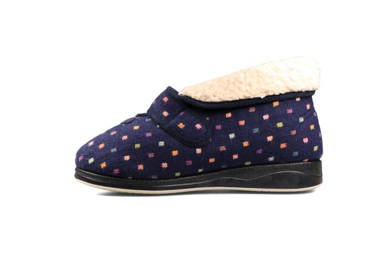 Padders BESS Womens Slippers Navy - Image 2