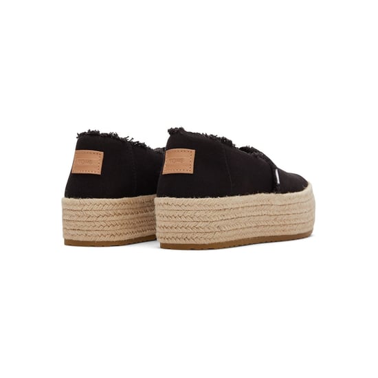 TOMS Valencia 100% Katoen Zwarte Damesspadrilles - Image 2