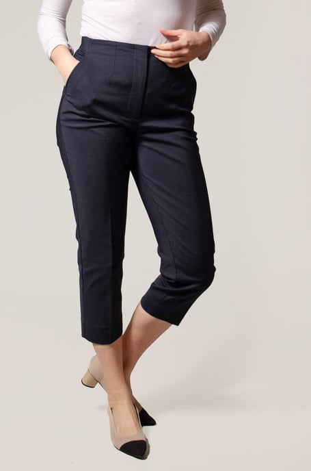 Tapered Ankle Grazer Trousers - Image 2