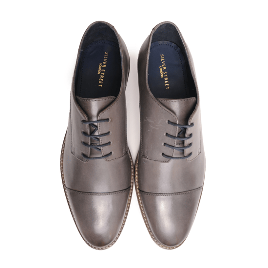 RUFUS Mens Derby Shoes Grey - Image 3