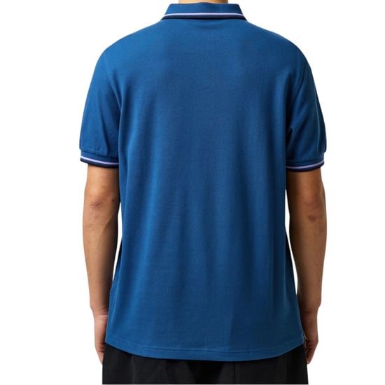 Fred Perry M3600 Twin Tipped Polo Shirt In Midnight Blue - Image 4