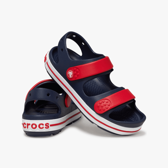 209423-4OT CROCBAND CRUISER Kids Sandals Navy/Varsity Red - Image 2