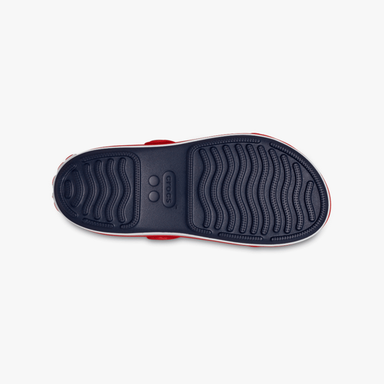 209423-4OT CROCBAND CRUISER Kids Sandals Navy/Varsity Red - Image 4