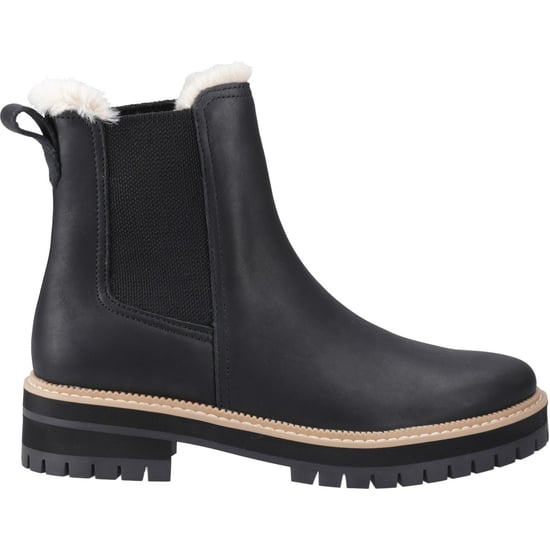 TOMS Bennet läder dam svarta stövlar - Image 5
