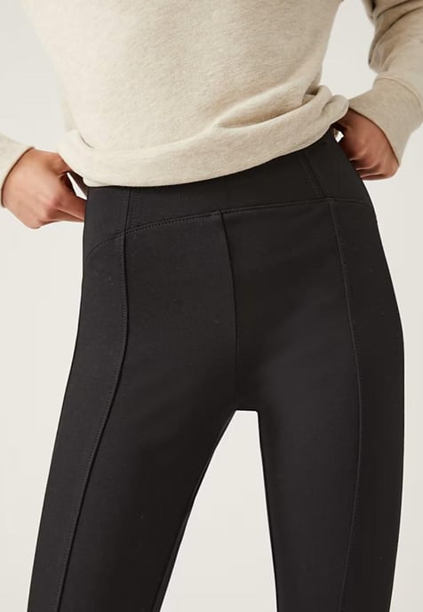 M&S Magic Shaping High Waisted Tummy Control Leggings in Black - Image 3