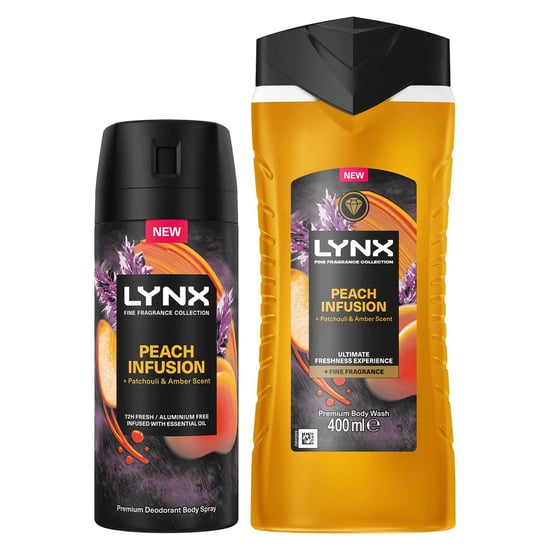 Lynx Fine Fragrance PeachInfusion Bundle Body Spray and Body Wash - Image 1
