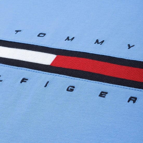 Tommy Hilfiger Mens T Shirts Signature Stripe Tee - Image 5