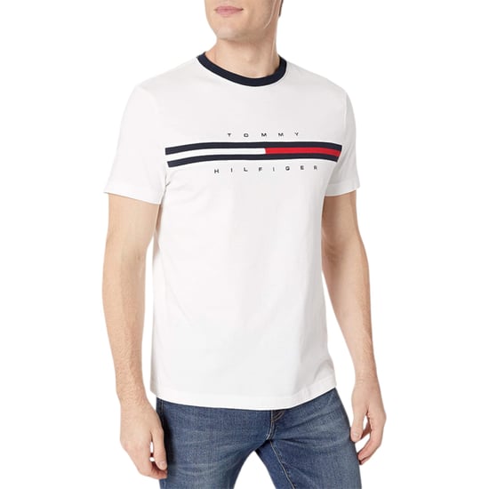 Tommy Hilfiger Mens T Shirts Signature Stripe Tee - Image 3