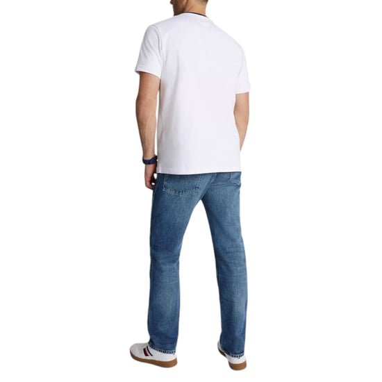 Tommy Hilfiger Mens T Shirts Signature Stripe Tee - Image 5